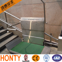 CE ao ar livre inclinadas stairlifts para plataforma de elevador de cadeira de rodas de pessoas idosas